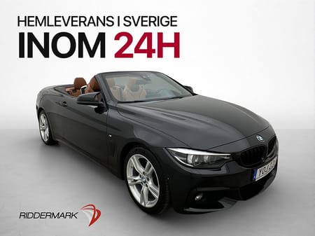 BMW 430d Cabriolet 430 Convertible 258hk M-Sport HuD H/K Navi Kamera