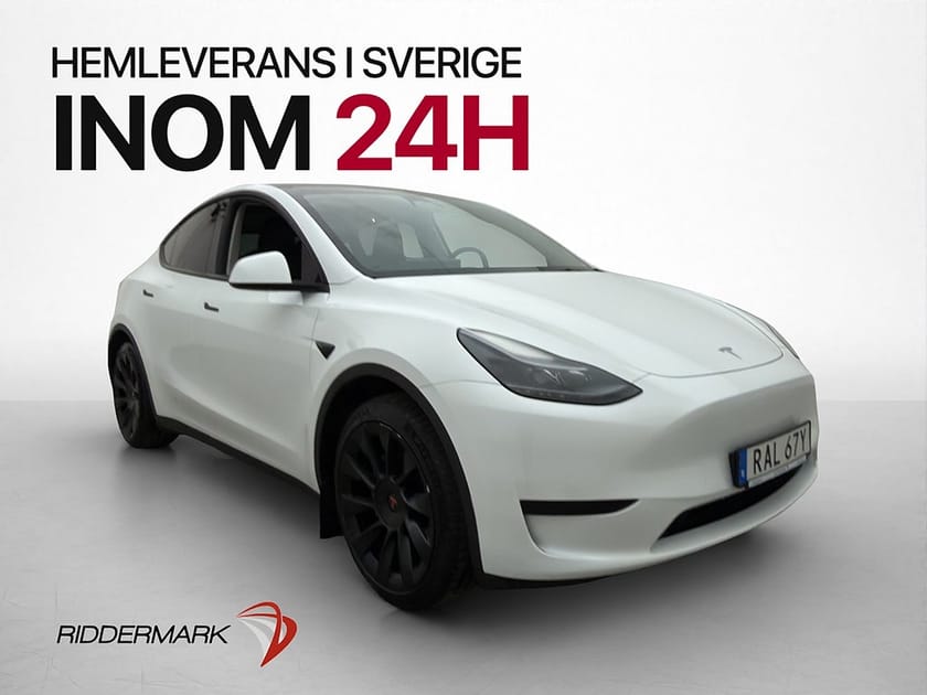 Bild 1 av Tesla Model Y Standard Range RWD Pano Skinn Kamera AP 1 Brukare