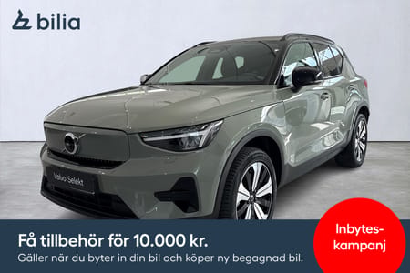 Volvo XC40 Recharge Core/Tonade rutor/Baksätesvärme/Rattvärme
