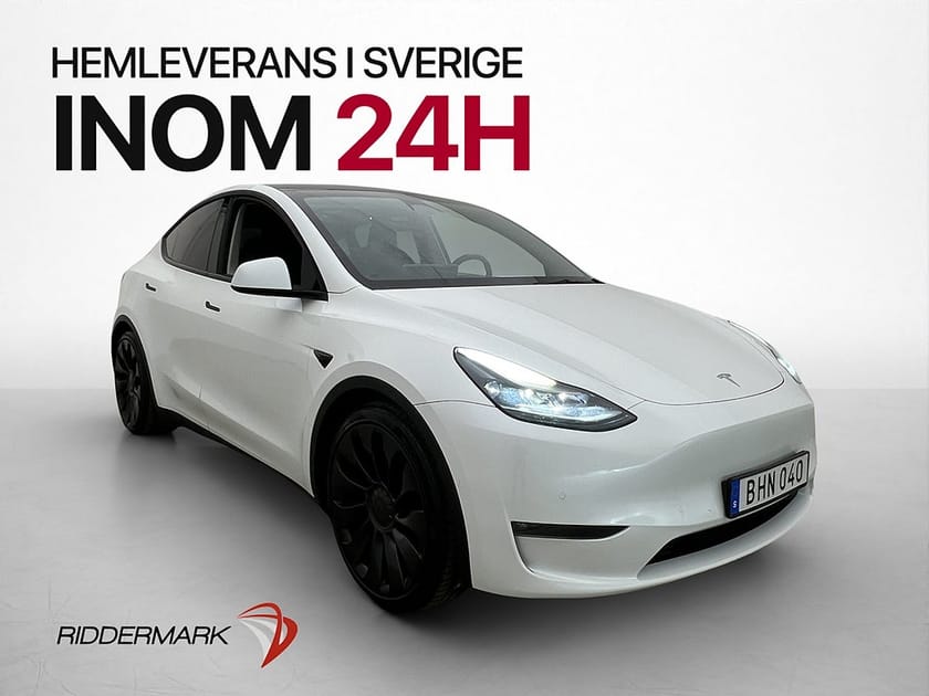 Bild 1 av Tesla Model Y Performance AWD Autopilot Pano Drag MOMS