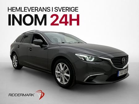 Mazda 6 Wagon 2.2 Optimum BOSE HUD Drag Kamera Skinn Navi