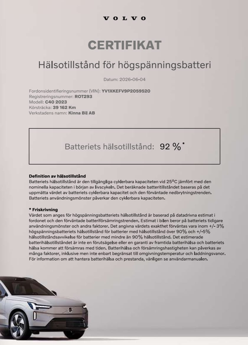 Bild 4 av Volvo C40 Recharge Single Motor Plus