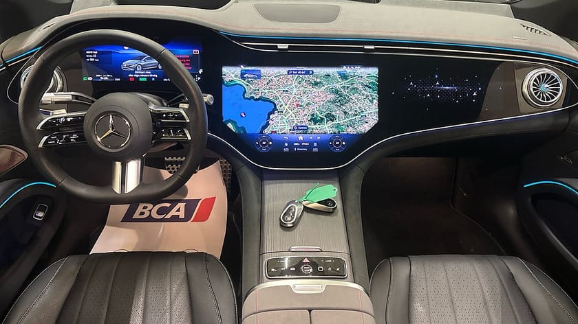 Bild 5 av Mercedes-Benz EQS 450+ AMG Line, Hyperscreen, Minnespaket, Pano, 360, HUD