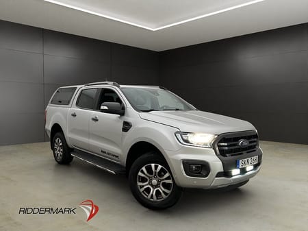 Ford Ranger Dubbelhytt Wildtrak 213hk 4x4 Ny-Kamrem Värmare V-Inr Moms
