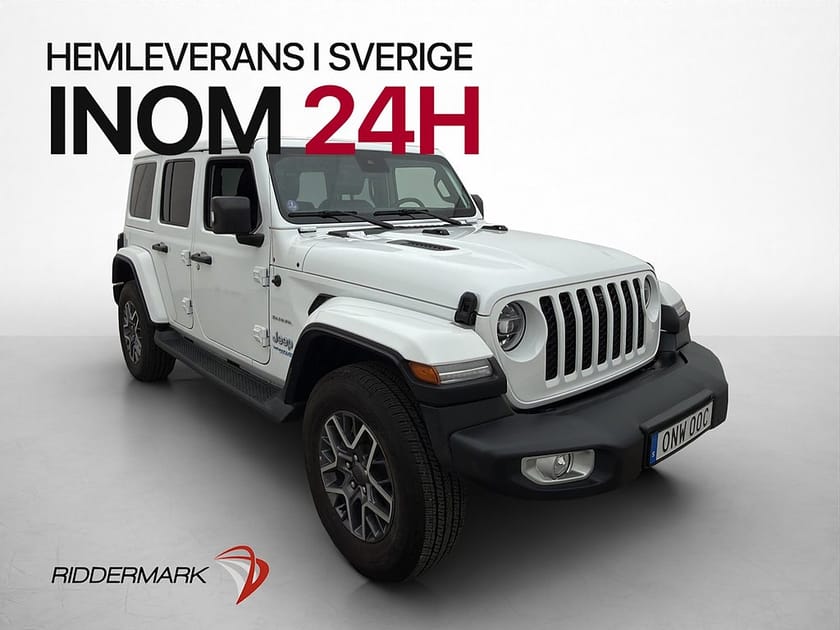 Bild 1 av Jeep Wrangler Unlimited 4xe 380hk Sahara Hardtop Kamera 4WD