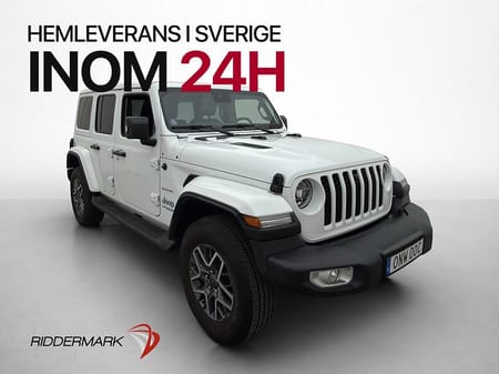 Jeep Wrangler Unlimited 4xe 380hk Sahara Hardtop Kamera 4WD