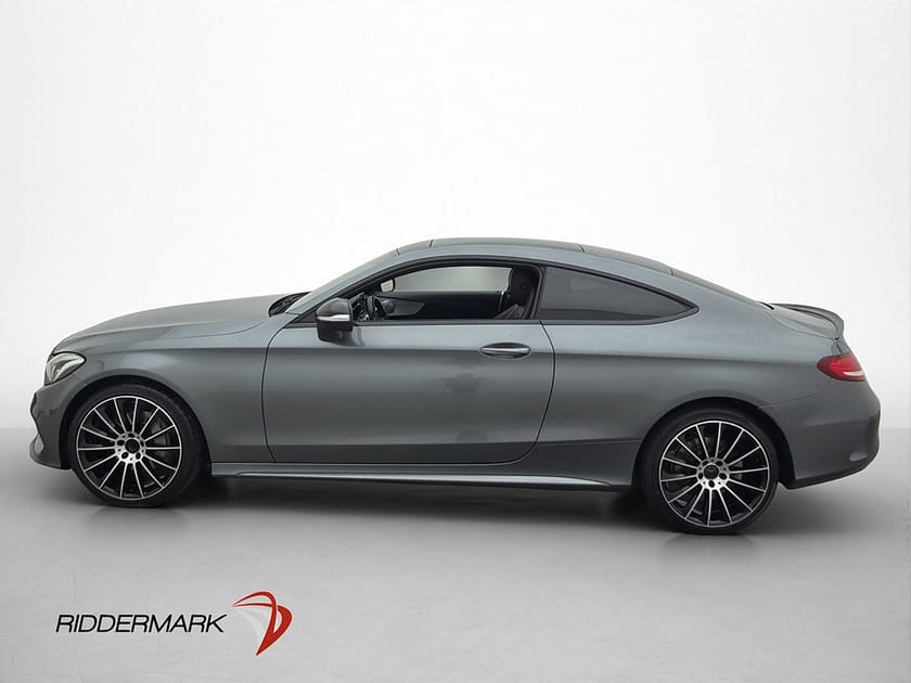 Bild 5 av Mercedes-Benz C 220 d Coupé 220d AMG Line Taklucka Burmester Navi