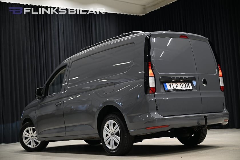 Bild 4 av Volkswagen Caddy Cargo Maxi TDI 102HK Nedlackad|LED|Drag|Värmare|PDC|Lågmil|Moms
