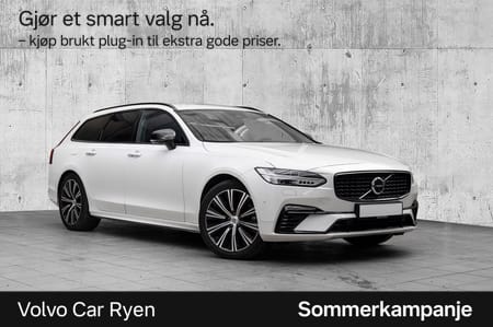 Volvo V90 T6 AWD Plug In Hybrid Plus Dark 350Hk. Hengerfeste!