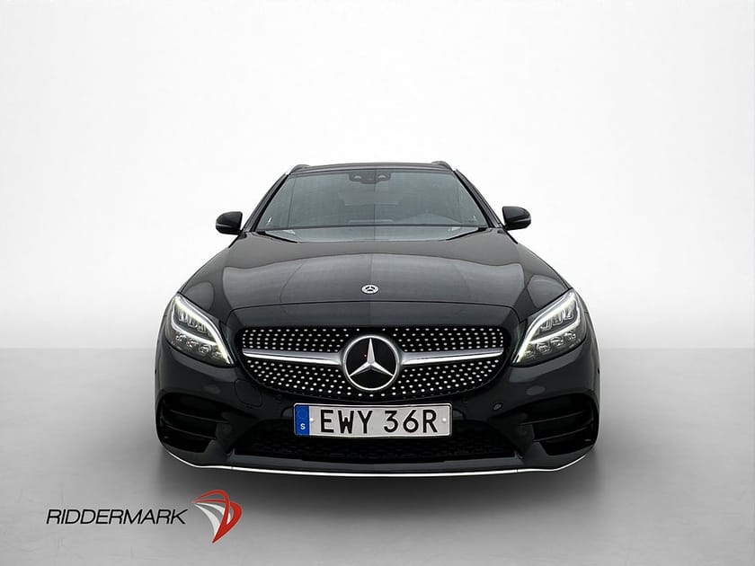 Bild 2 av Mercedes-Benz C 300 T de C300 AMG Line Burmester Kamera Navi Drag