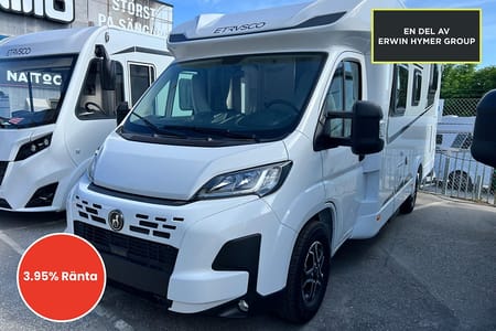 Fiat Ducato Conversion Chassi Platform Etrusco T7400 SB / 140 hk / Aut / Lithium / Solcell / Duo Control Gasol