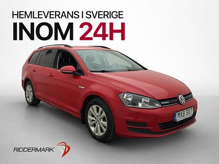 Volkswagen Golf Sportscombi SC 1.4 TGI 110hk CarPlay Sensorer Adapt-fart
