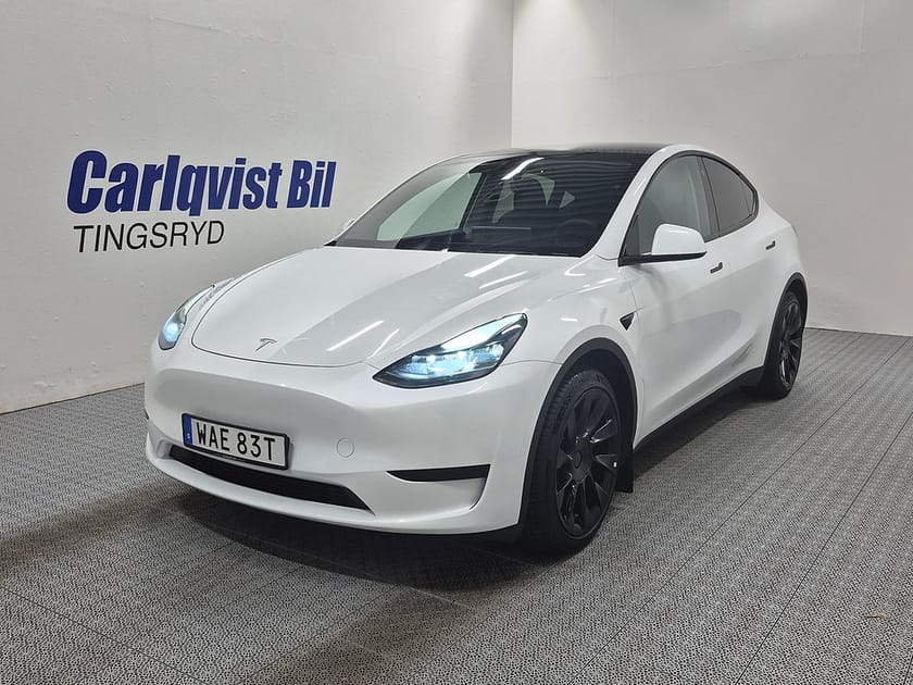 Bild 1 av Tesla Model Y Standard Range RWD 299HK Läder Panorama