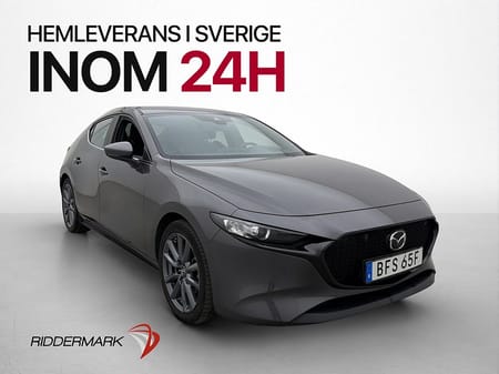 Mazda 3 Hatchback 2.0 SKYACTIV-G M Hybrid 150hk M/K Värm Drag Rattvärm