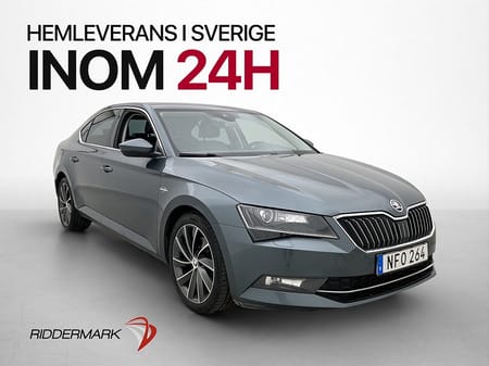 Škoda Superb Skoda 190hk L&K Canton D-Värm Skinn Elstolar CarPlay