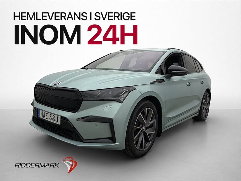 Bild 4 av Škoda Enyaq iV 80 Skoda Halvskinn Drag Värmare 360° Navi Adap-fart