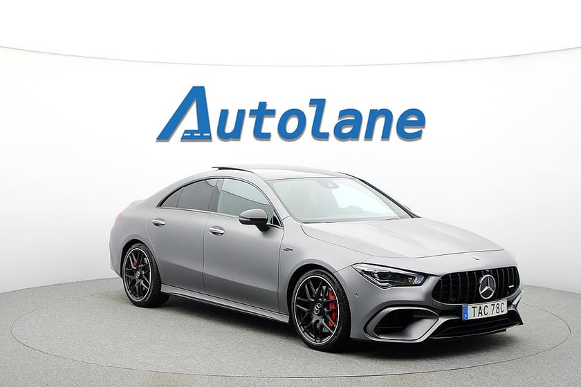 Bild 1 av Mercedes-Benz AMG CLA 45 S 4MATIC+ 4M+ Panorama, Night II, Burmester® 421hk