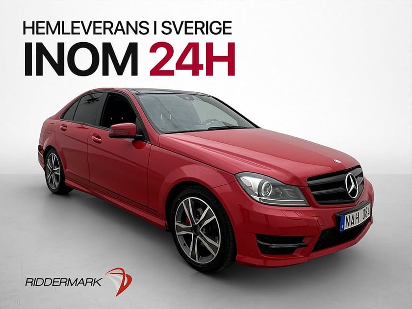 Bild 3 av Mercedes-Benz C 220 CDI C220 AMG Pano Navi P-Sensorer Halvskinn