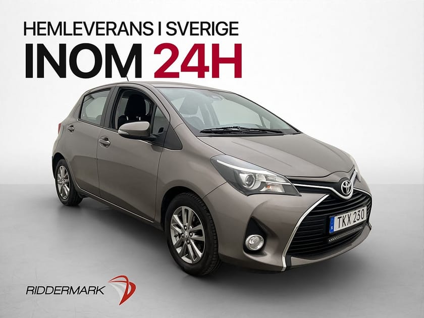 Bild 1 av Toyota Yaris 1.33 Active Kamera Farthållare 0.49l/mil Isofix