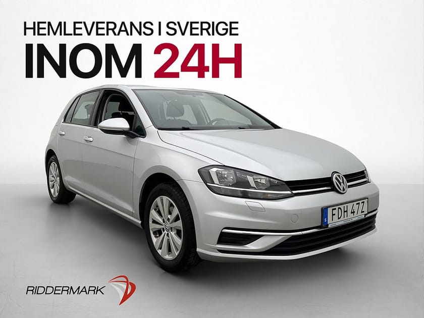 Bild 1 av Volkswagen Golf 116hk 1.0 TSI Dragkrok CarPlay Ny-besiktad
