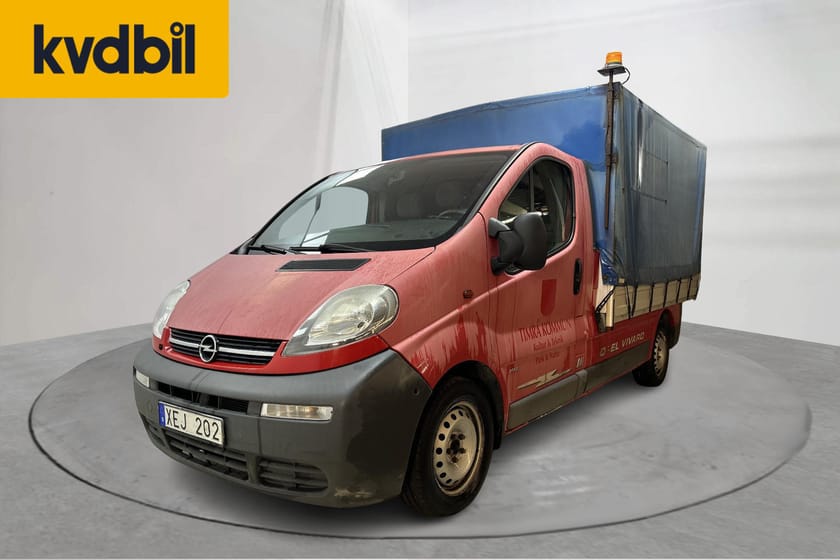 Bild 1 av Opel Vivaro Pickup 1.9 CDTI Chassi (100hk) Kapell Dragkrok