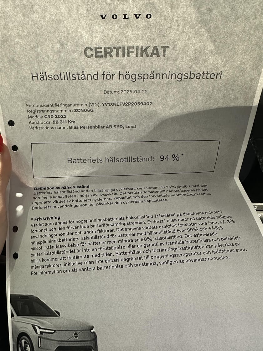 Bild 4 av Volvo C40 Recharge Single Motor Core Edition / Dragkrok / Backkamera / Navigation /