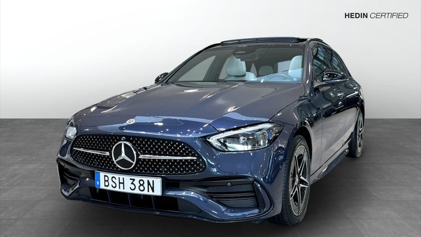 Bild 1 av Mercedes-Benz C 300 T e 300e | Pano | Burmester | Drag | 313hk
