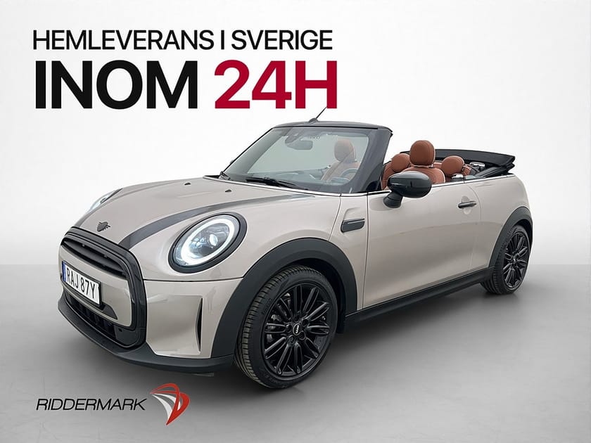 Bild 1 av MINI Cooper Convertible Cabriolet 136hk Cockpit Skinn Sensorer CarPlay