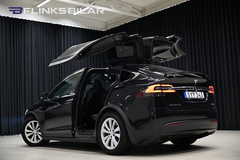 Bild 2 av Tesla Model X 100D 423hk | Skinn | Panorama | 6-Sits | Momsbil