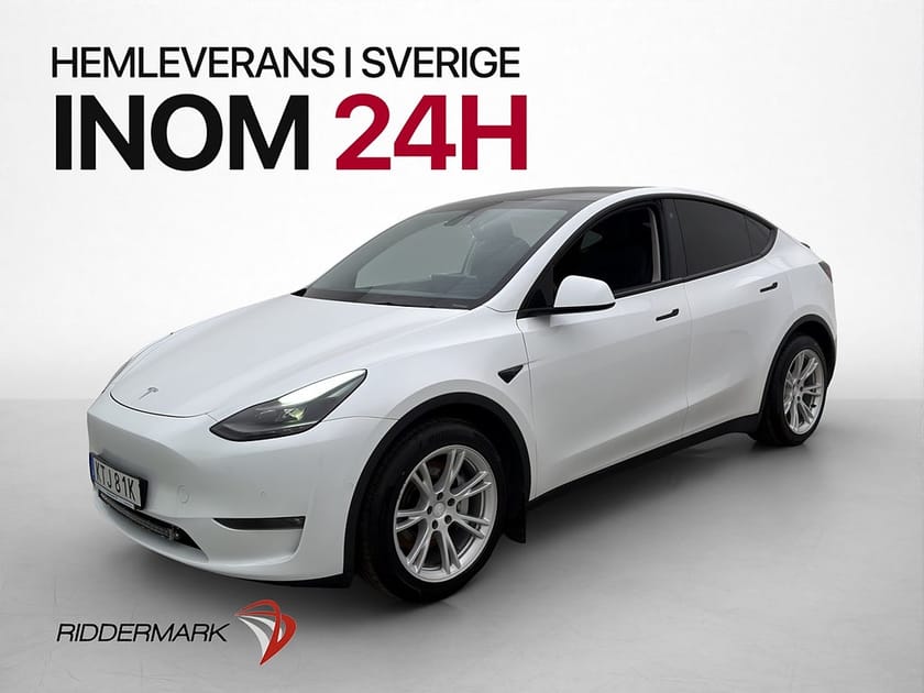 Bild 1 av Tesla Model Y Long Range AWD Värmepump Drag Autopilot MOMS