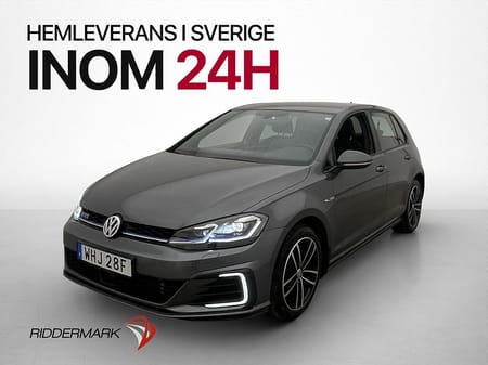 Volkswagen Golf GTE Cockpit Värme P-sensorer Sportstolar