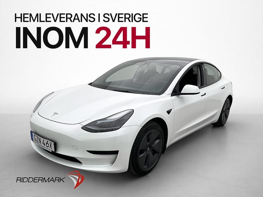 Bild 3 av Tesla Model 3 Standard Range Autopilot Panorama Svensksåld
