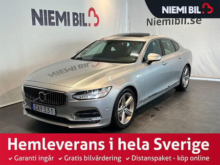 Volvo S90 D4 AWD Inscription S&V-Hjul/Drag/M-värm/Kamera/Elstol