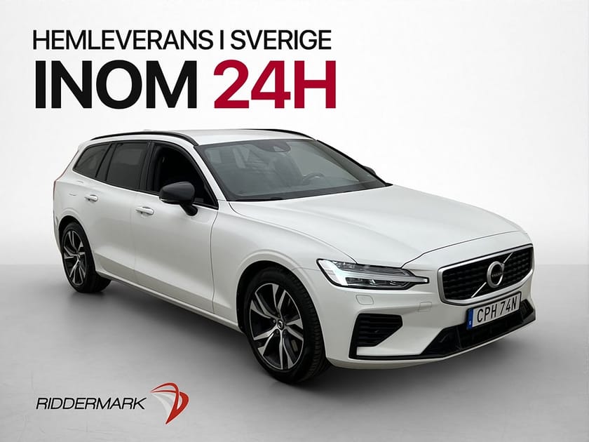 Bild 1 av Volvo V60 T6 AWD R-Design Värmare Kamera Skinn CarPlay