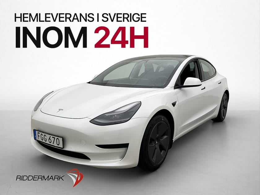 Bild 4 av Tesla Model 3 Standard Range Plus 325hk Pano Värmepump Drag