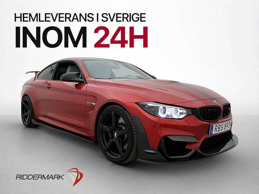 Bild 1 av BMW M4 Coupé 431hk HUD Navi Shadow Comfort Läder