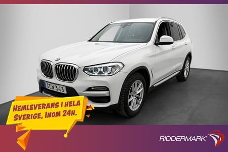 BMW X3 xDrive20i 184hk X-Line Navi Värmare Drag Halvskinn