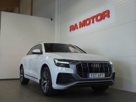 Audi Q8 50 TDI quattro 286hk Q S-Line |B&O|Drag|360°|D-värm|Matrix|