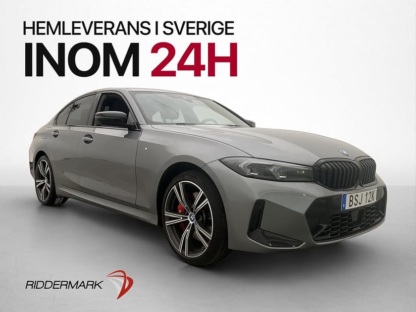 Bild 1 av BMW 330e xDrive Sedan M Sport Drag Kamera H/K Navi Halvskinn MOMS