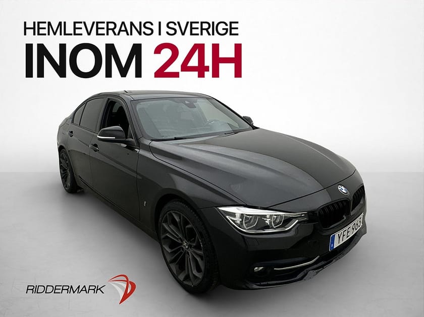 Bild 1 av BMW 330e Sedan 252hk Sport-line Navi Skinn Keyless-Go P-sensor