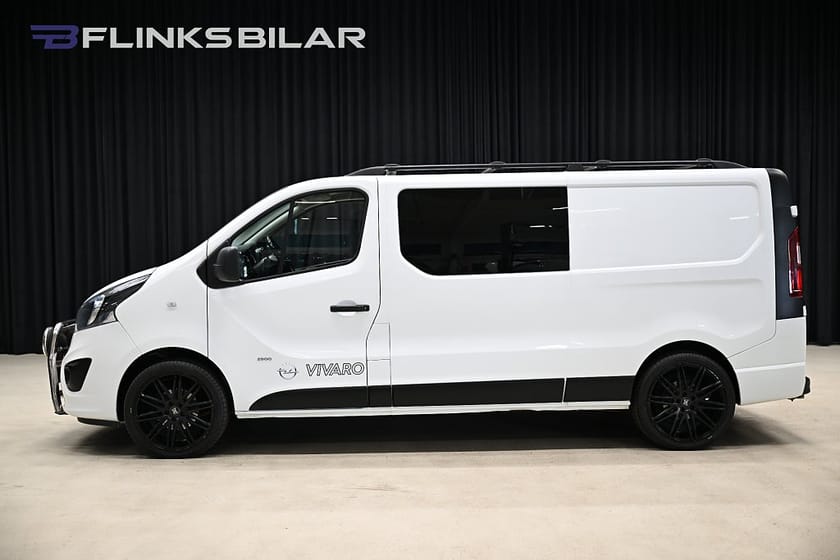 Bild 2 av Opel Vivaro Skåpbil CDTi 125HK Dubbelhytt|5-Sits|V-Inredd|Drag|Värmare|Moms