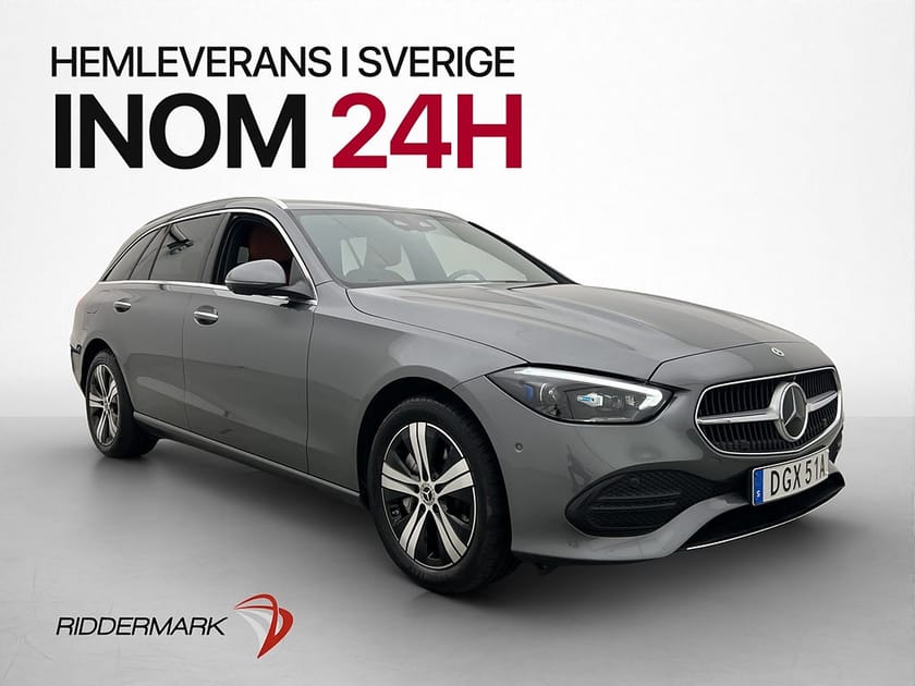 Bild 1 av Mercedes-Benz C 300 T de 4MATIC 4M 360° HuD Massage Skinn Drag Navi