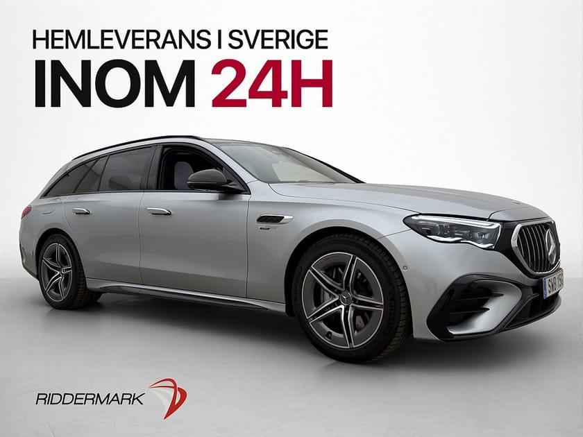 Bild 1 av Mercedes-Benz AMG E 53 HYBRID T 4MATIC+ 585hk 4M+ Burmester Pano HUD 360°