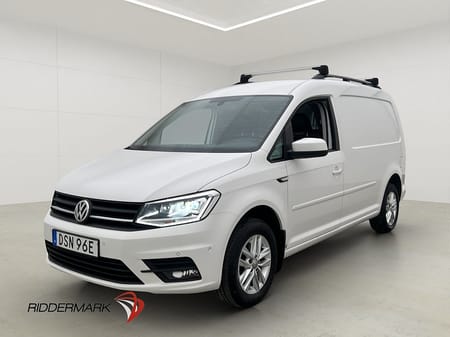 Volkswagen Caddy Maxi Van 2.0TDI Värmare LED A/C Drag PDC Moms