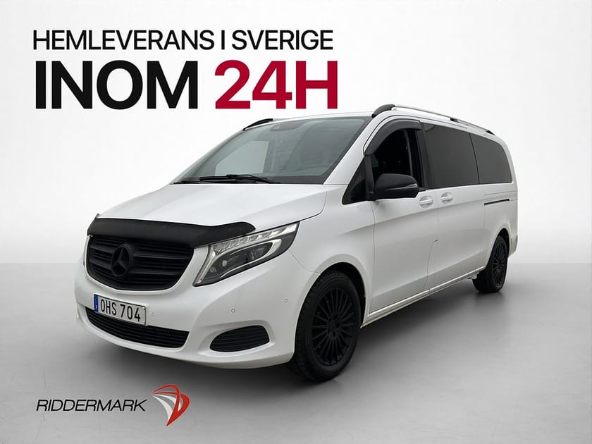 Bild 3 av Mercedes-Benz V 220d 3.1t 220 X-Lång Värm Drag Kamera 2xDörr 7-Sits