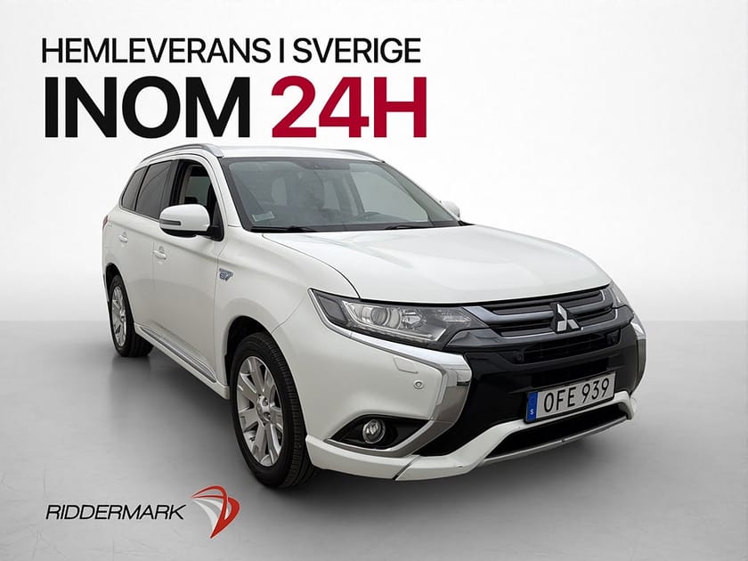 Bild 3 av Mitsubishi Outlander PHEV CVT 203hk Drag Kamera Halvskinn