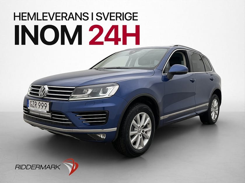 Bild 1 av Volkswagen Touareg V6 262hk 4M R-Line Kamera Värm Skinn Drag