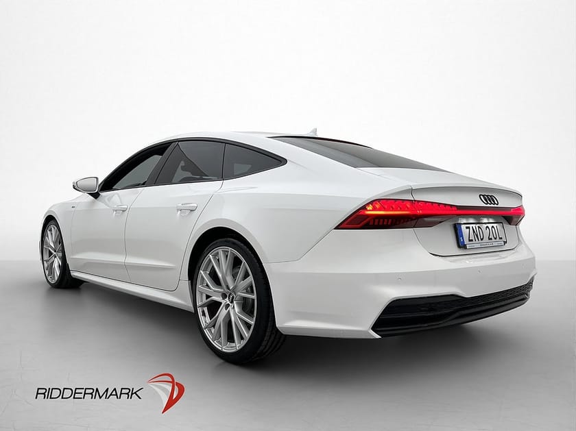 Bild 5 av Audi A7 Sportback 45 TDI quattro S-Line B&O Svart Optik Sportstolar Navi Skinn