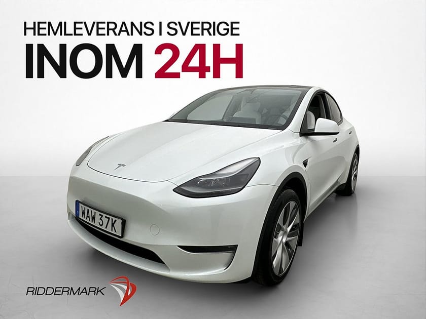 Bild 3 av Tesla Model Y Long Range AWD Ljus-interiör Dragkrok En ägare