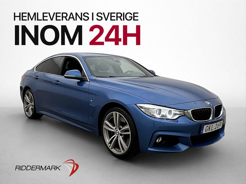 Bild 1 av BMW 428i xDrive Gran Coupé 428 245hk M Sport HiFi Kamera Navi Dragkrok